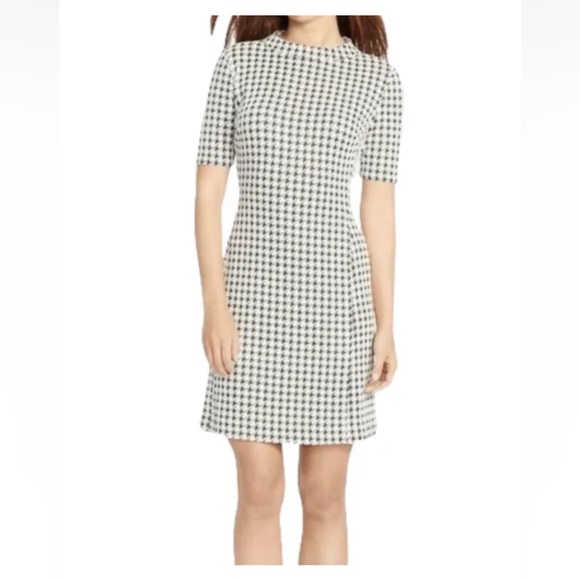 American Living Houndstooth Sheath Dress Plus Size 16 Career wear Winter Dress - Picture 1 of 6